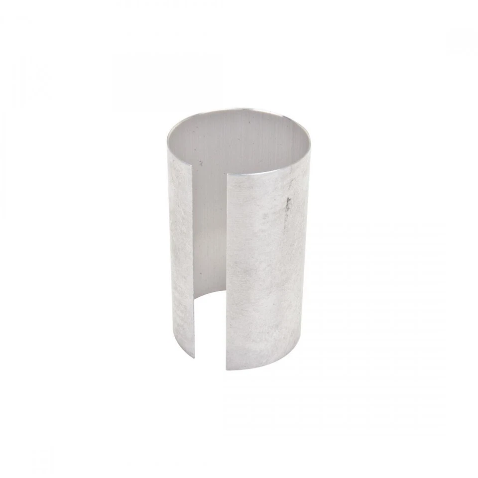 BIKE BICYCLE HANDLEBAR SHIM ALLOY 25.4-26.0mm SILVER - Image 1 of 1