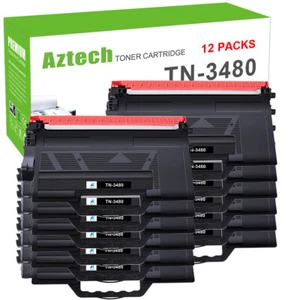 XXL Toner Compatible with Brother TN-3480 BK HL-L5100DN MFC-L5700DN MFC-L5750DW - Afbeelding 1 van 19