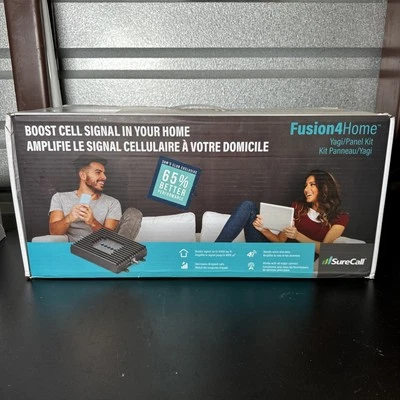 SureCell Fusion4Home Cell Phone Booster Yagi Panel RG11 Cable Amplifier Open Box - Image 1 of 4