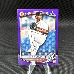 Didier Fuentes 2025 1st Bowman Purple Parallel /250 Atlanta Braves - Bild 1 von 2