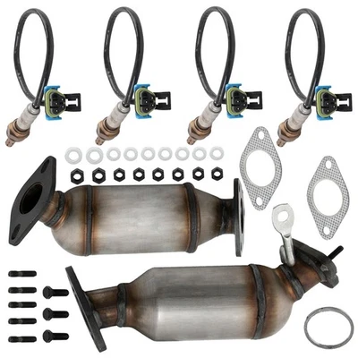 Convertidor catalítico y sensor de oxígeno para Saturn Outlook 3,6 L 6 cilindros 2009-2010 Foto 1 de 4