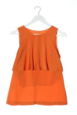 MANGO SUIT Top de volantes Mujeres Top Talla EU 36 naranja claro look casual - Imagen 1 de 4