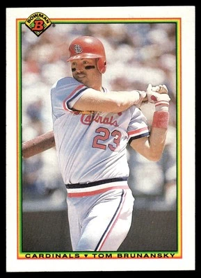 1990 Bowman #202 Tom Brunansky - Image 1 of 2