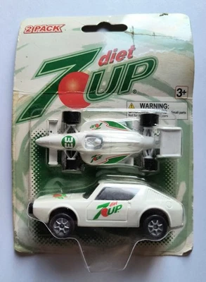 New 2007 Diet 7-UP 2-Pack Golden Wheel Company Series Die Cast Cars - Image 1 of 3