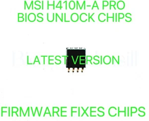MSI H410M-A PRO, NO PASSWORD FIRMWARE BIOS CHIP LATEST VERSION - Afbeelding 1 van 1