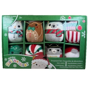 Squishmallow 4” Christmas Ornaments Holiday Classic Collection Stuffed Animals 8 - Picture 1 of 18
