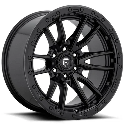 4-New 20" Fuel D679 Rebel Wheels 20x10 6x135 -18 Matte Black Rims 87.1 Foto 1 de 3