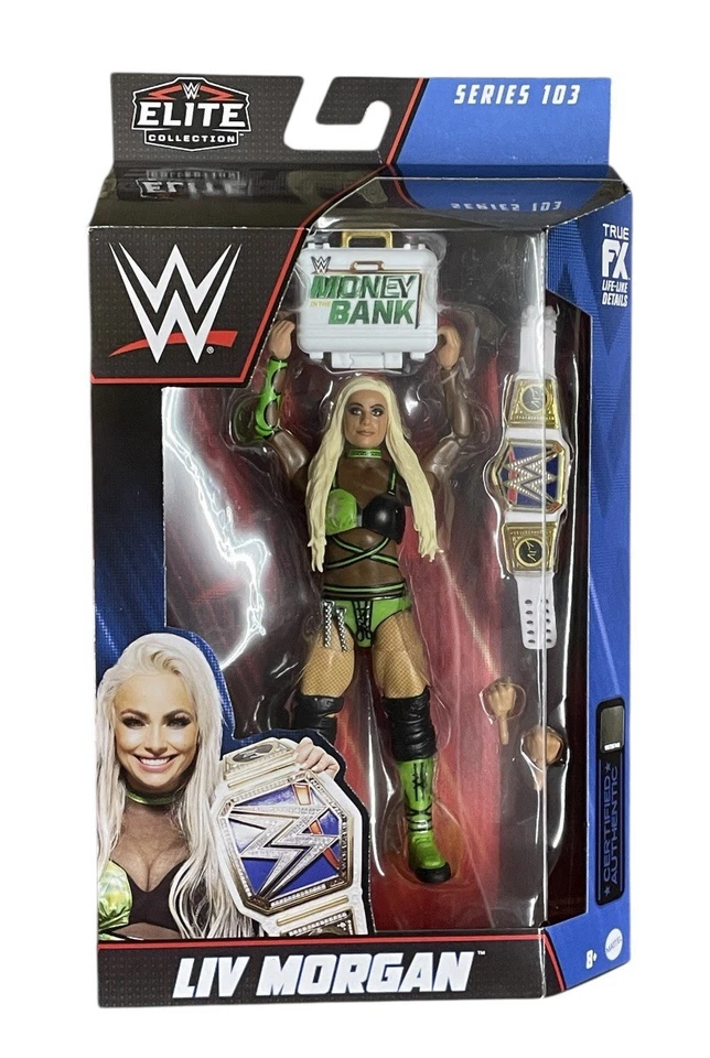 Figura de acción WWE Elite 103 Liv Morgan 6" Foto 1 de 1