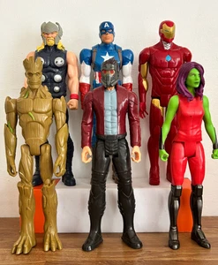 Marvel Action Figures Bundle x 6 figures 12" - Picture 1 of 2