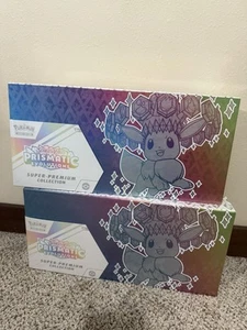 Pokemon Prismatic Evolutions SPC Super Premium Collection LOT OF 2 - Picture 1 of 4