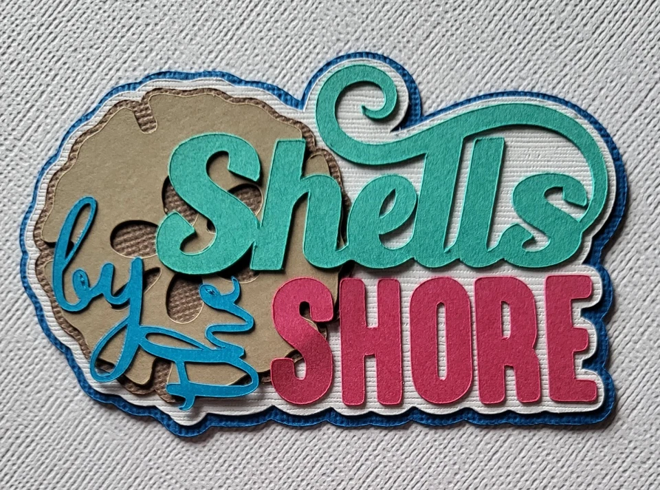 Título Shells by the Shore. Álbum de recortes, piezas de papel para hacer tarjetas Foto 1 de 1