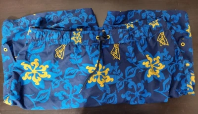 BUDWEISER BEER Gold AND BLUE SWIM SHORTS TRUNKS Mens 2XL Official Product 2009 - Image 1 of 4