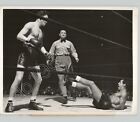 Boxing Lightweight Knockout ALLIE STOLZ Floored by TIPPY LARKIN 1944 Press Photo