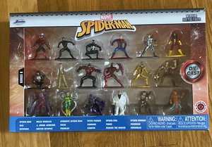 Marvel Spider-Man Nano Metalfigs 1.65 Inch Die-Cast Figures Pack Jada Series 8 - Picture 1 of 8