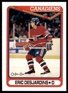 Eric Desjardins 1990-91 O-Pee-Chee #425 Montreal Canadiens