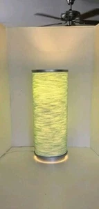 Ikea Lamp Retro Table Lamp Turquoise Cylinder Mood Lighting 19"x7.5" - Picture 1 of 8