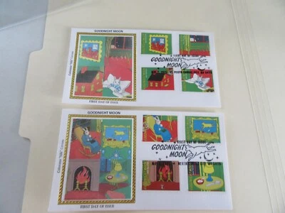 Two Goodnight Moon 2025 Combo Forever Stamp Fdcs Sc#6002-09 Colorano Covers - Image 1 of 3