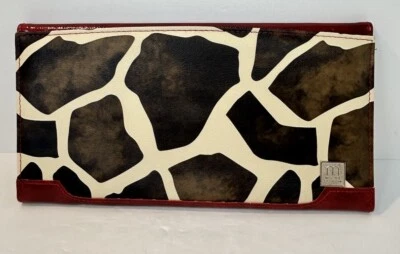 Miche Classic Magnetic Purse Cover Giraffe animal print/red patent silver studs - Image 1 of 4