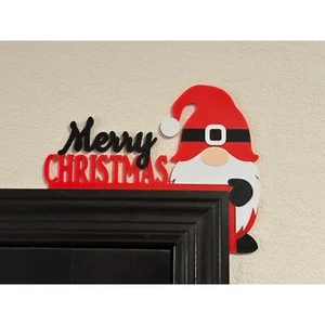 Weihnachtliche Tür Eckdeko - Wichtel Weihnachtsmann - Bild 1 von 1