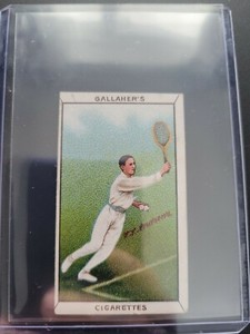 1912 Gallaher LTD Sports Series W.S Andrews Tennis Card VG/EX+ to EX rare