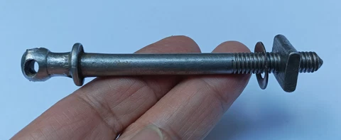 Antique Bolt Screw French Bed Replacemen 4'' long Cover