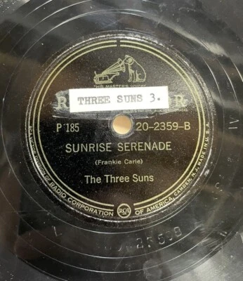 78 RCA Victor Three Suns - Breeze and I / Sunrise Serenade 1947 - Image 1 of 2