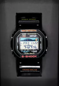 CASIO G-SHOCK G-LIDE GWX-5600-1JF Tough Solar Radio Tide Graph Men Watch Black - Picture 1 of 14