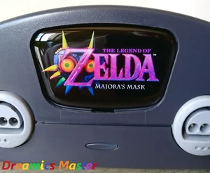 Zelda Majora's Mask Logo, Faceplate | For Nintendo 64 Console - Picture 1 of 5