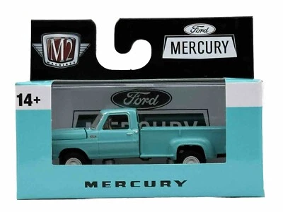 M2 Machines 2024 Team Mercury Blue 1967 Mercury M-100 Custom Cab VHTF! - Image 1 of 4