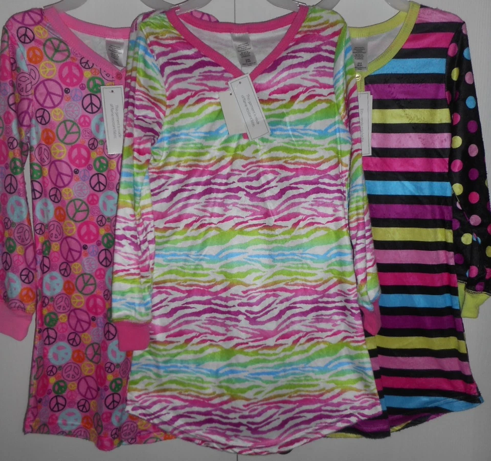 Camisón pijama polar para niñas talla S 6/6X nuevo con etiquetas Foto 1 de 1