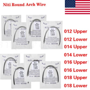 1-20 kits Dental Orthodontic Super Niti Arch Wire Round Ovoid Upper/Lower Ni-Ti - Picture 1 of 40
