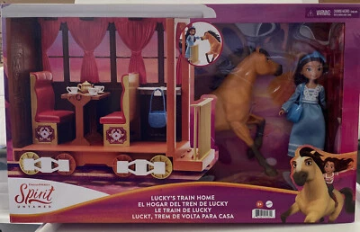 Juego Spirit Untamed Lucky's Train Home con muñeca de la suerte nuevo juguete para niños regalo Foto 1 de 4