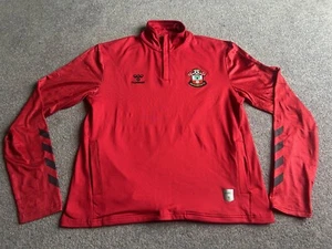 SOUTHAMPTON FC Hummel TRAINING Top 2021-2022 (Medium M) Langarm ROT 1/4 Zip - Bild 1 von 6