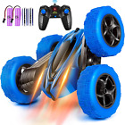 1/28 RC Stunt Car 4WD with Tumbling and Rotating For Kids; 2.4G Remote Control 
