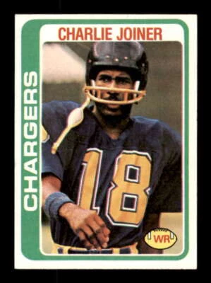 1978 Topps #338 Charlie Joiner EXMT+ Chargers 563817 - Image 1 of 2