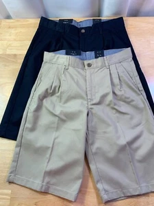 New Boy’s Chaps Approved Schoolwear Shorts in Navy Blue or Khaki* - Picture 1 of 8