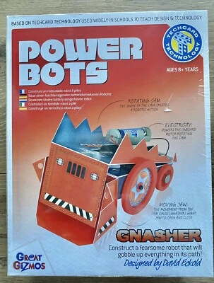 Great Gizmos Power Bots, Build Your Own Fun and Educational Robot Kit - Gnasher - Image 1 of 2