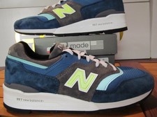New Balance 997 Bleu Vert Gris Daim 3M 8.5 M997PAC Fabriqué en USA Concepts