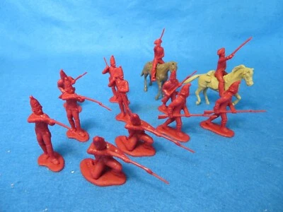 Classic Toy Soldiers Revolutionary War Hessians soldiers w/horses 14 pieces-54mm - Image 1 of 4