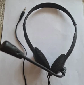CUFFIE CON MICROFONO REGOLABILE CAVO 1,8 MT TRUST ZIVA CHAT HEADSET GAMING MP3 - Foto 1 di 5