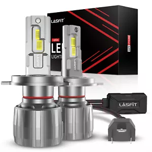 Lasfit H4 9003 LED Headlight High Low Beam Bulbs 13000LM Bright LS Plus Series - Picture 1 of 11