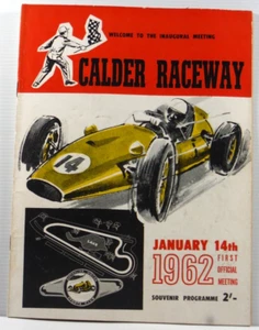 Calder Raceway First Official programme 1962 rare book racing motor cars PB AUS - Picture 1 of 16