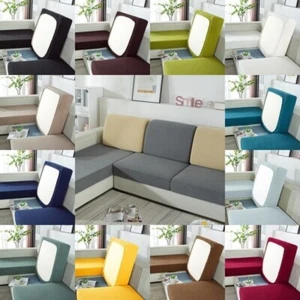 1/2/3/4 Seater Sofa Seat Cushion Covers Stretch Couch Settee Slipcover Protector - Picture 1 of 27