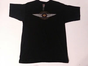 1996 Vtg Harley Davidson Motorcycle Mens XL Black T-Shirt Quebec Canada - Picture 1 of 9
