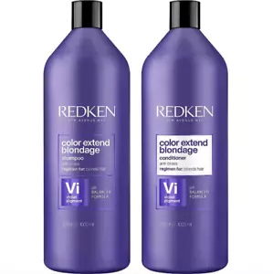 Redken Blondage LILA Shampoo und Conditioner Set. Liter je. Neu und versiegelt - Bild 1 von 1