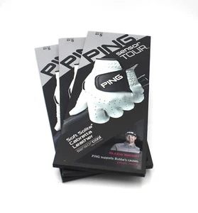 3 Ping Sensor Tour Golf Gloves Right Hand Small for Left Handed Golfer - Mens - Picture 1 of 2