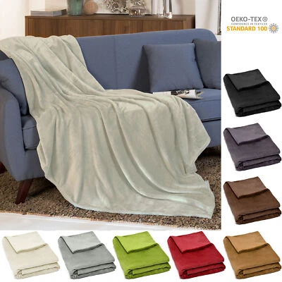 Kuscheldecke XXL Tagesdecke Decke Wohndecke Fleecedecke Fleece Sofadecke Plaid - Bild 1 von 4