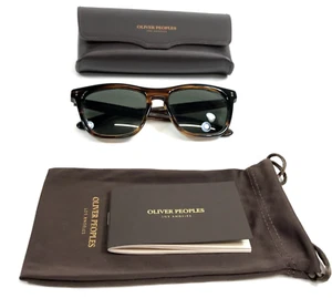 Oliver Peoples Sunglasses OV5449SU 1724P1 Lynes Sun Tuscany Tort w Green Lenses - Picture 1 of 12