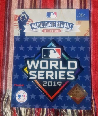 2019 MLB World Series Patch Washington Nationals vs Houston Astros Collector - Image 1 of 2