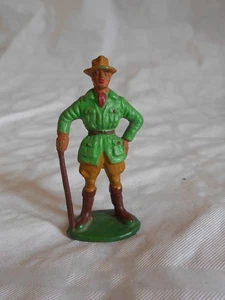 Vintage starlux Farmer or Hiker big game hunter figure 1960s french - Picture 1 of 4
